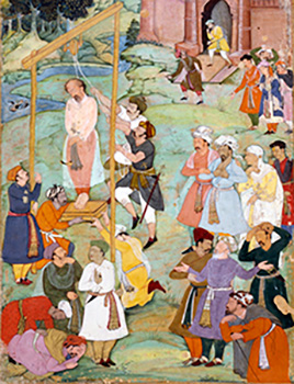 Al Hallaj, mistico-sufi islamico, trucidato per le sue visioni religiose - Codice persiano