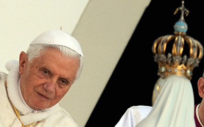 Benedetto XVI  a Fatima il 13 maggio del 2010