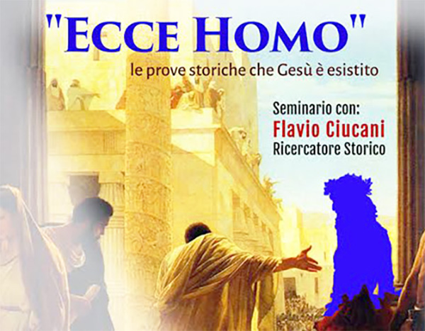 "Ecce Homo" di Antonio Ciseri.  Ponzio Pilato presenta Gesù al popolo nella corte del pretorio di Gerusalemme.