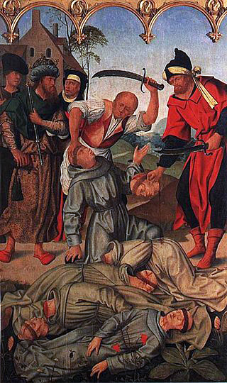  I cinque Martiri del  Marocco -  Francisco Henriques, Museo Nazionale, Lisbona