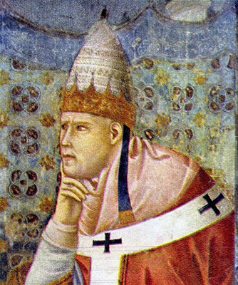 Onorio III - Giotto,  Basilica superiore d'Assisi